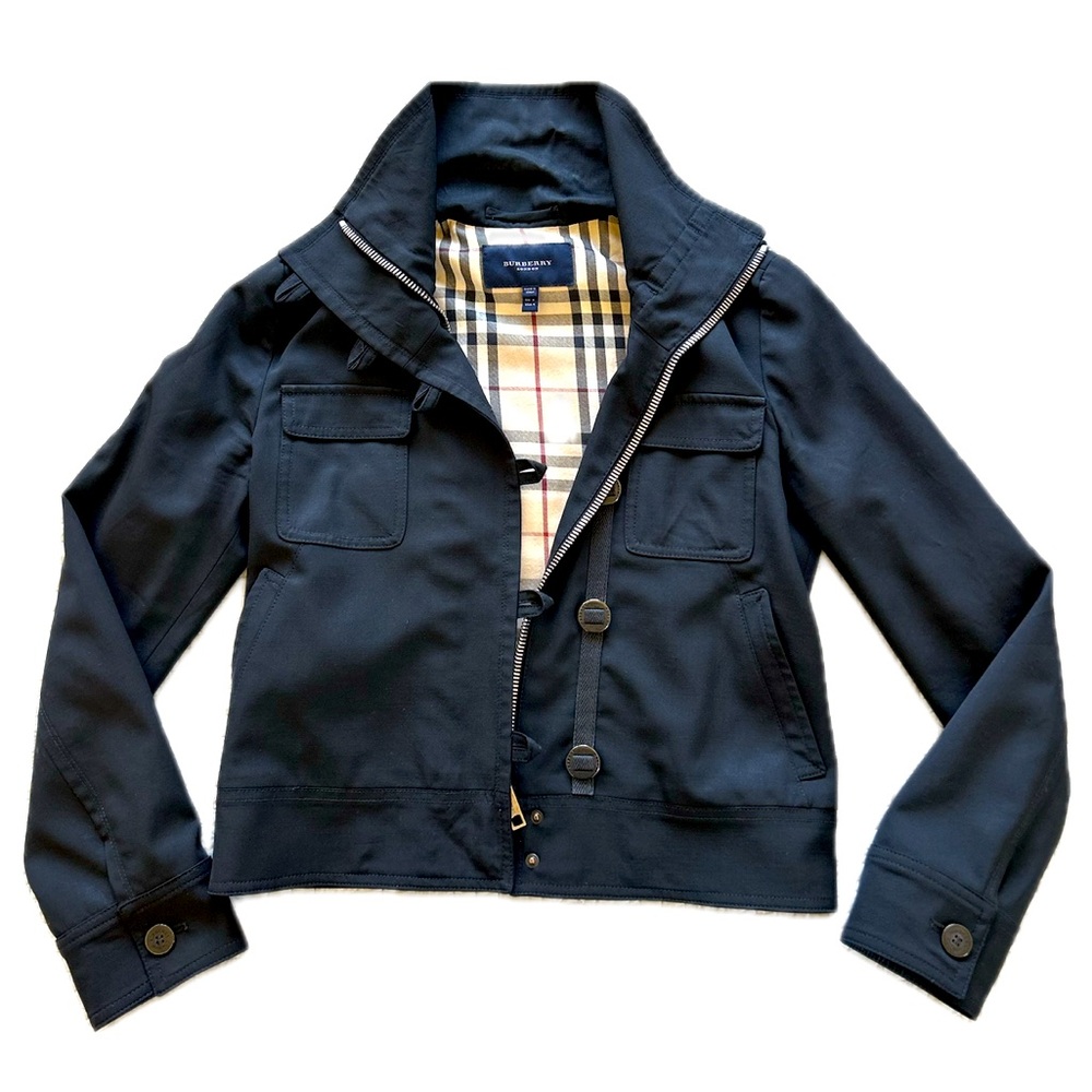 Burberry | cropped black jacket